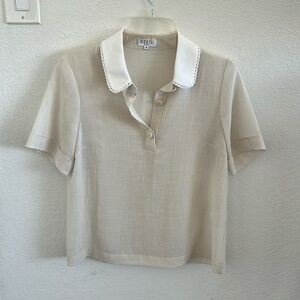 Claudie Pierlot Short Sleeve Blouse